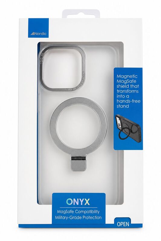 IPHONE 15PRO MAX SILVER מגן