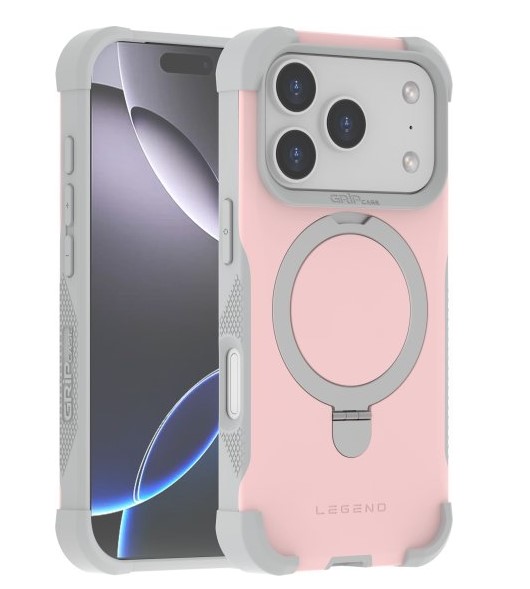 grip case legend magsafe iph 15 promax PINK