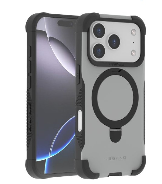 grip case legend magsafe iph 15 promax GREY