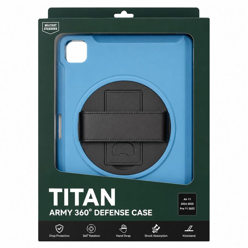 Titan defense case for ipad Air11 2024/ Pro11 2022/ Air11 2022 Blue