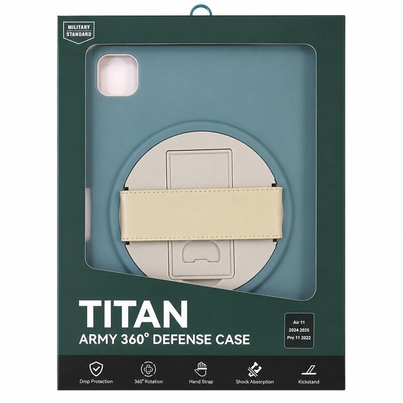 Titan defense case for ipad Air11 2024/ Pro11 2022/ Air11 2022 Green
