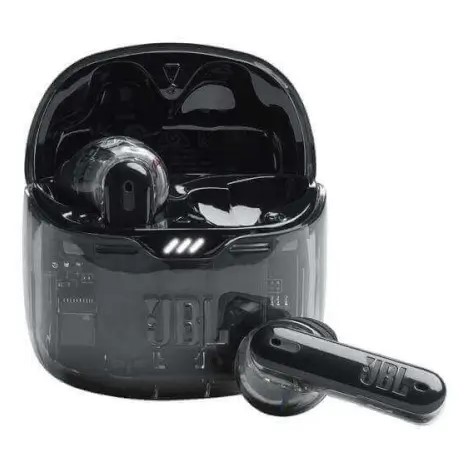 אוזניות JBL אלחוטיות TWS עם ביטול רעשים Tune FLEX 2 - שחור שקוף