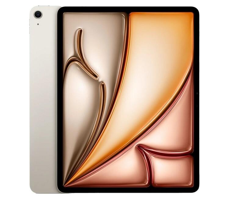 אייפד Apple iPad Air 13-inch (M4) 128GB Wi-Fi - צבע Starlight - ללא מטען