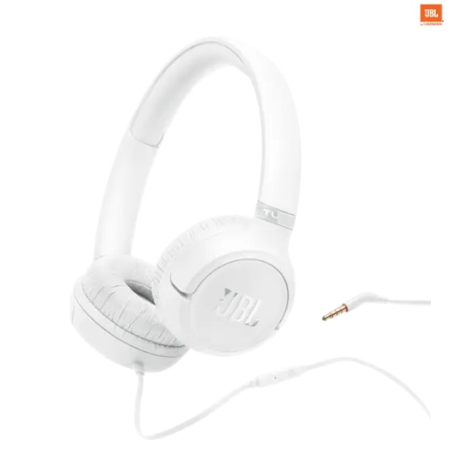 אוזניות קשת חוטיות Tune 530 Wired לבן