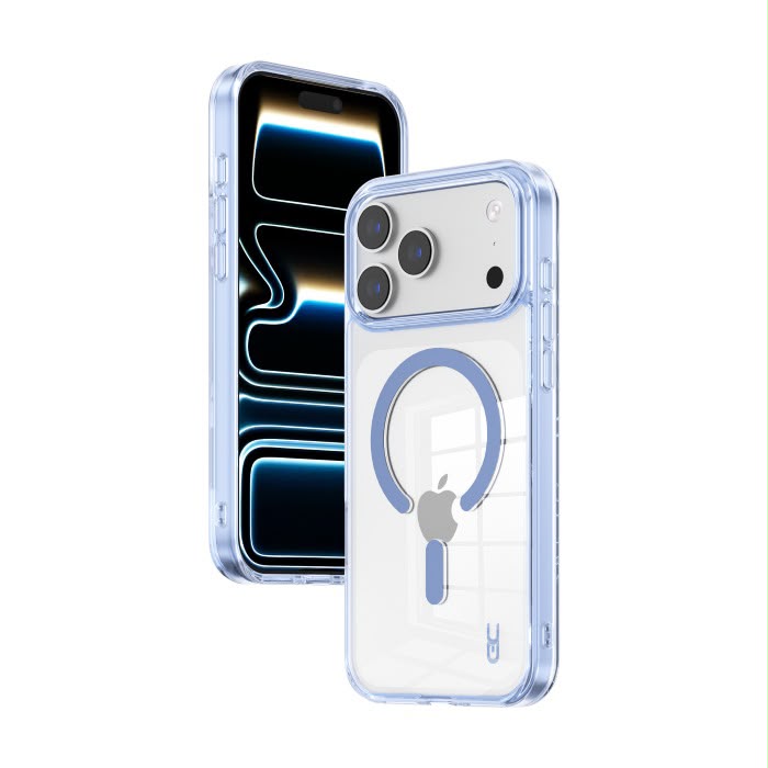 מגן Crystal MagSafe for Iph 18 PRO - Blue