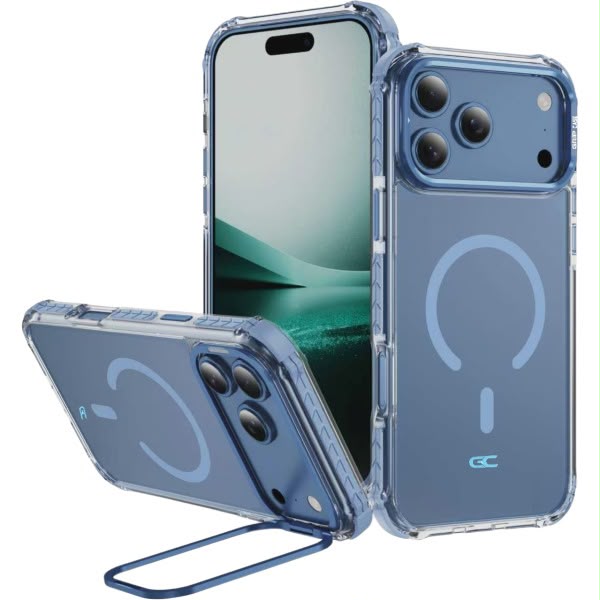 מגן GRIP CASE CRYSTAL PRO LIMITED ED. FOR IPHONE 18 PRO - BLUE