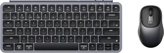סט מקלדת B1 Pro ועכבר BM24 אלחוטיים Keychron - צבע Space Gray - יבואן רשמי ישפאר