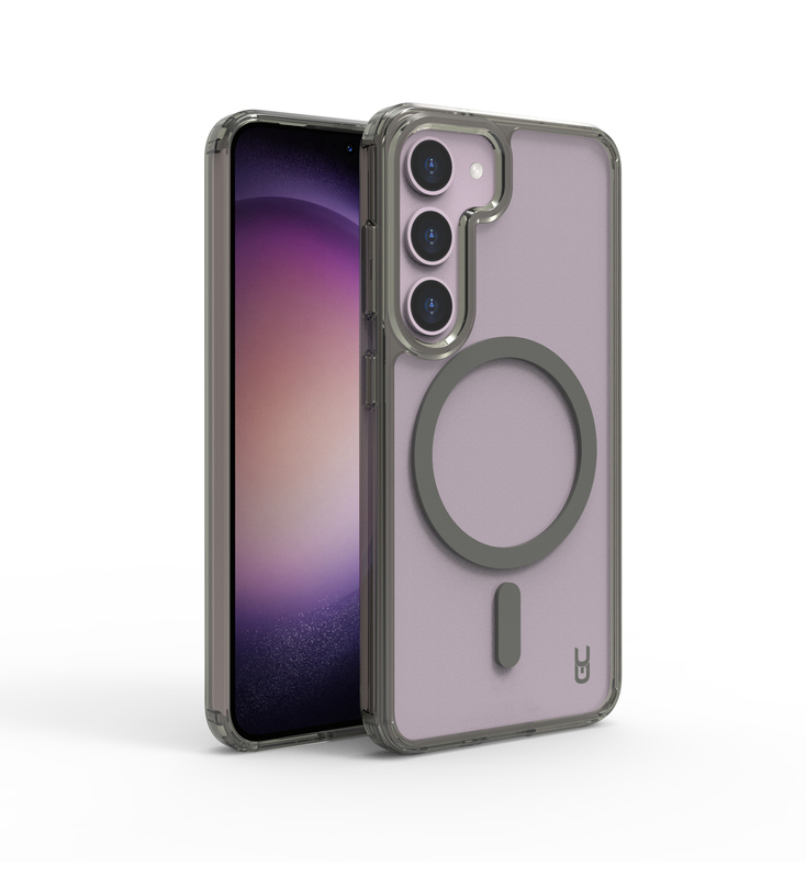 מגן Grip Case Crystal MagSafe Gray Galaxy S26 FE