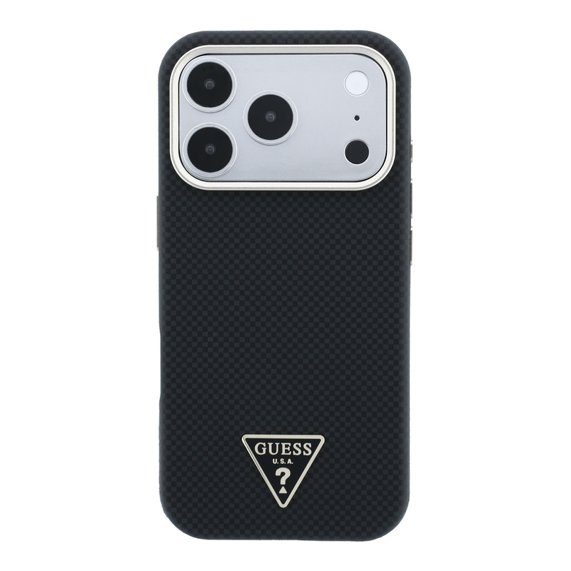 מגן Guess Magsafe Kevlar Black for Iphone 17PM/18PM