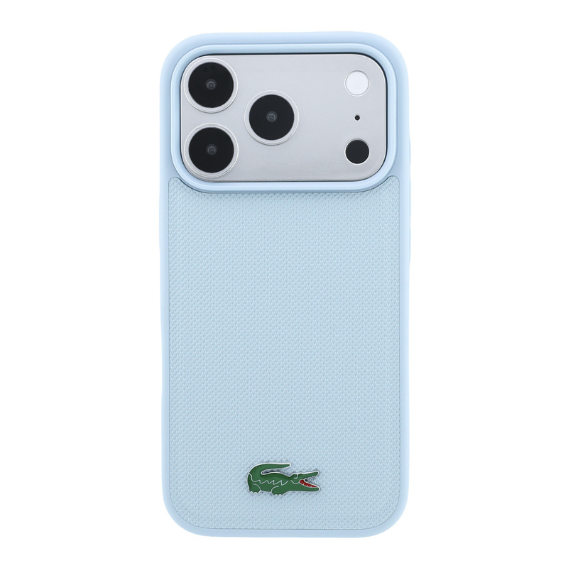 מגן Lacoste Mgsafe Petit Pique Light Blue for Iphone 17PM/18PM