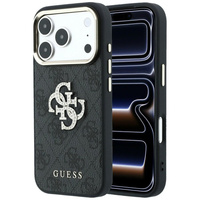 מגן Guess PU Black with big Logo for Iphone 17Pro/18Pro