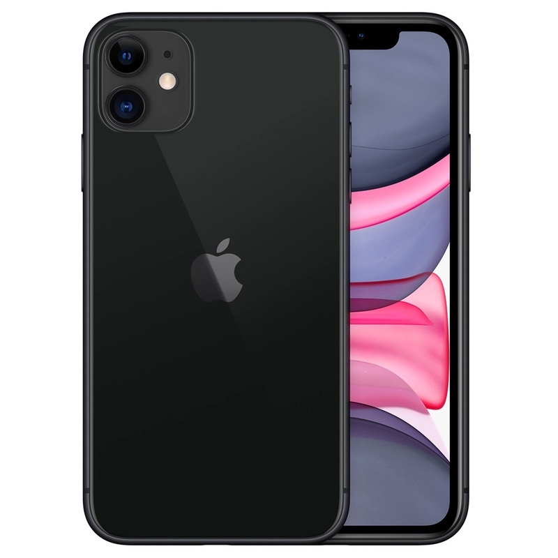 אייפון Apple iPhone 11 128GB - צבע BLACK - שנה אחריות יבואן רשמי - ללא מטען וללא אוזניות