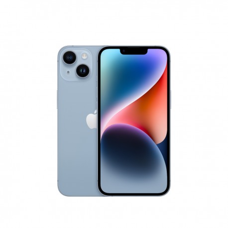 אייפון Apple iPhone 14 128GB - צבע כחול - שנה אחריות יבואן רשמי - ללא מטען וללא אוזניות
