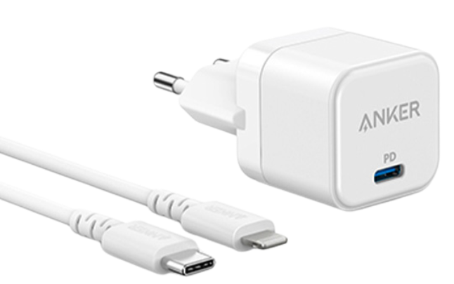 מטען איפון Anker מאושר 20W