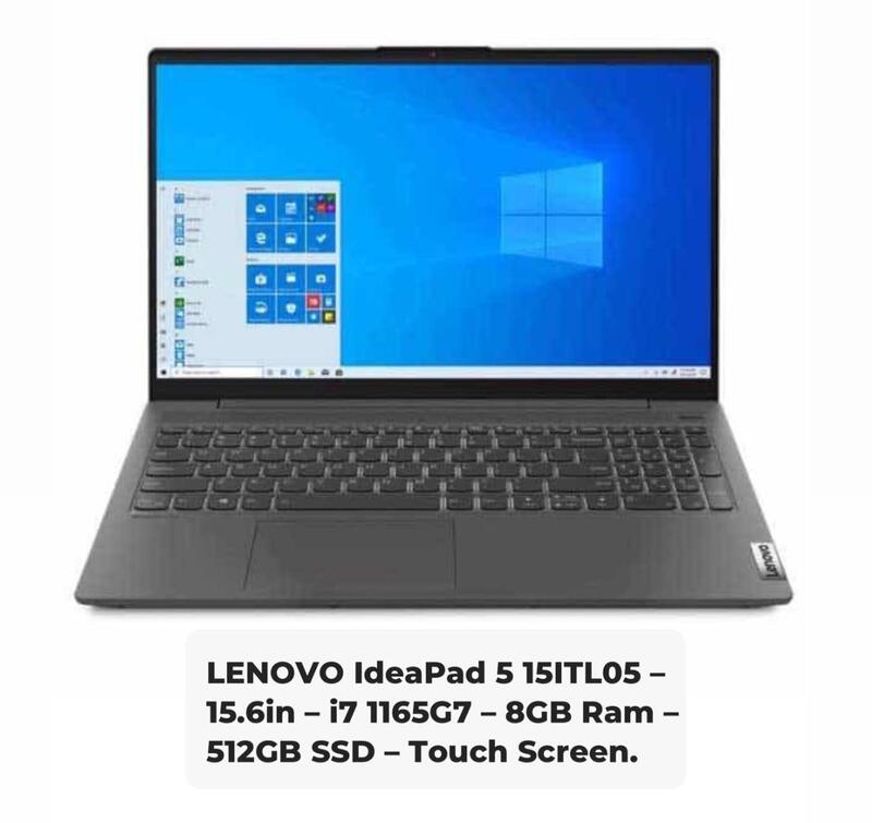 מחשב נייד LENOVO I7 -1165G7 IDEAPAD 5 14ITL05