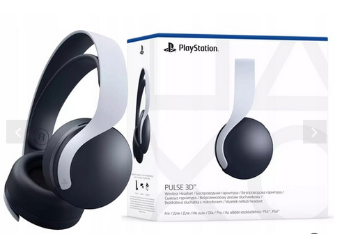 White Sony wireless Pulse 3D