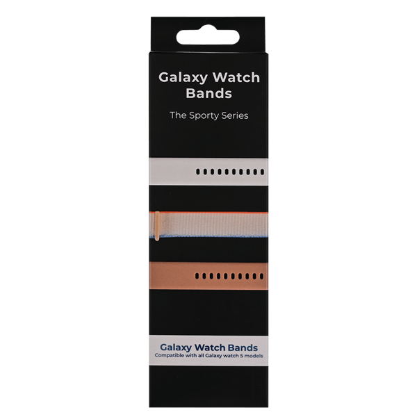 Samsung Watch Strap White Pink Cream