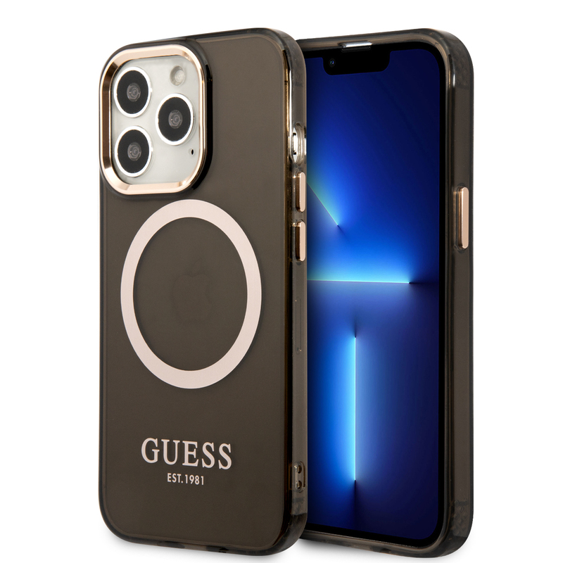 Guess MagSafe Black ip14pm