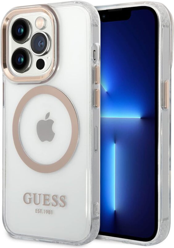 Guess MagSafe I 14 PM Gold