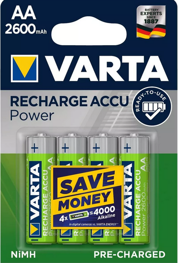 varta aa 2600mah pck 4