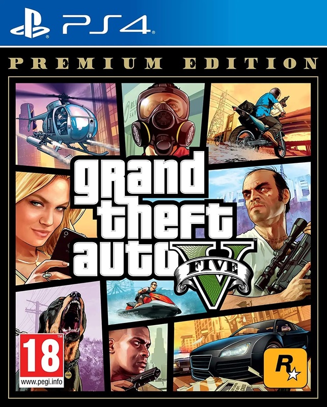 דיסק GTA V PS4Premium