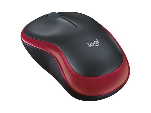 עכבר שחור/אדום M185