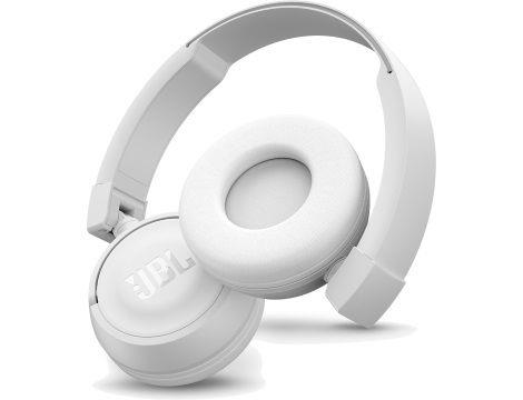 jbl  t450 bt אוזניות קשת אלחותית לבן