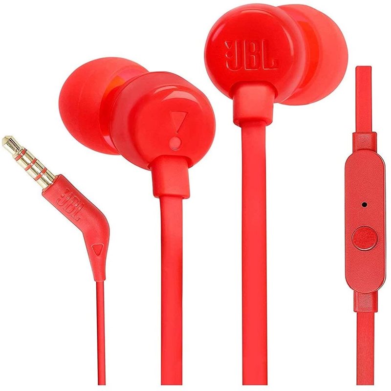 אזניות in ear JBL T110 REd