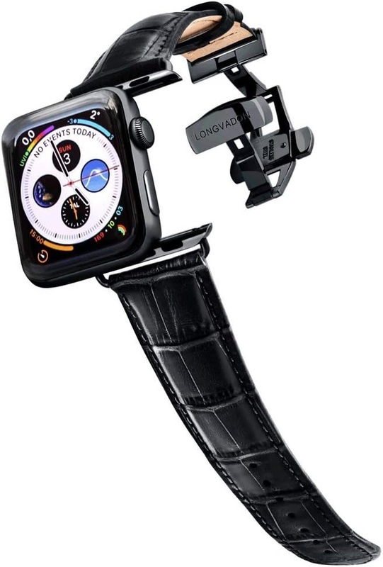 hybrid leather band apple watch 42 44