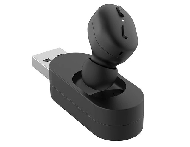 qcy mini 1c usb black mono b.t earphone