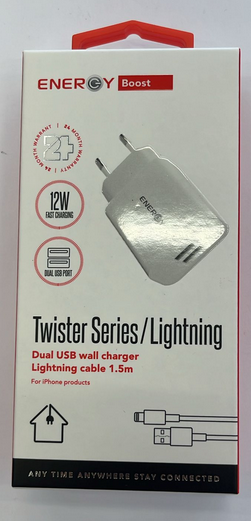 מטען Twister Energy LightningUSB