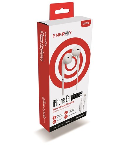 אוזניות LIGHTING ENERGY לבן