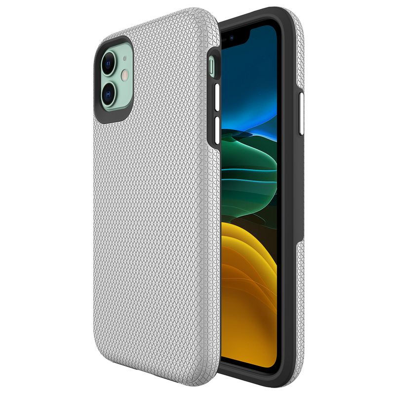 grip case flex ix iphone x silver