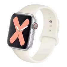 Silicone Watch Strap pearl White 42\44