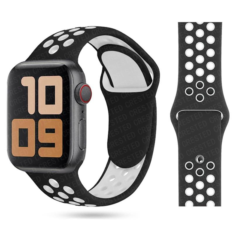 Sport Watch Strap 38\40 Black White
