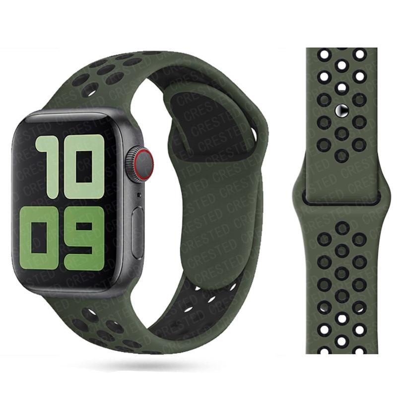 Sport Watch Strap 38\40 Green Black
