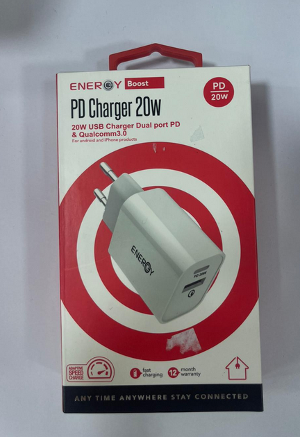 ראש מטען 20W PD ENERGY