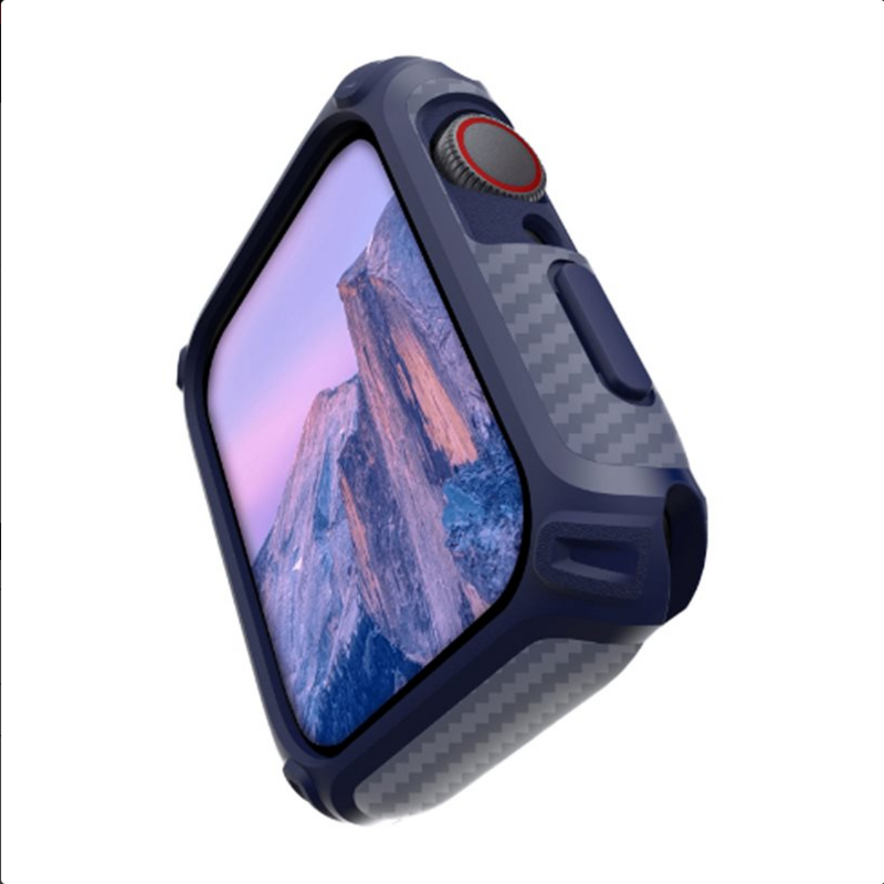 CARBON FRAME FOR IWEATCH 7 BLUE