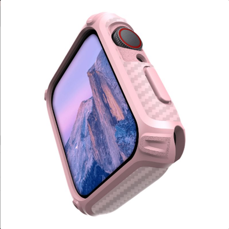 CARBON FRAME FOR IWATCH 7 PINK