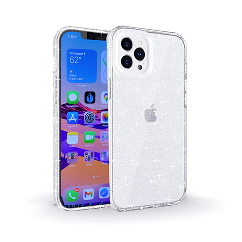 GLITTER FOR IP14 PRO WHITE