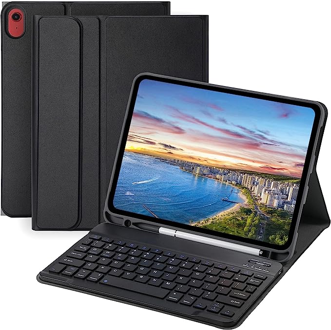 נרתיק איפאד פרוorאיר עם מקלדת בלוטוס 10.9or11inch