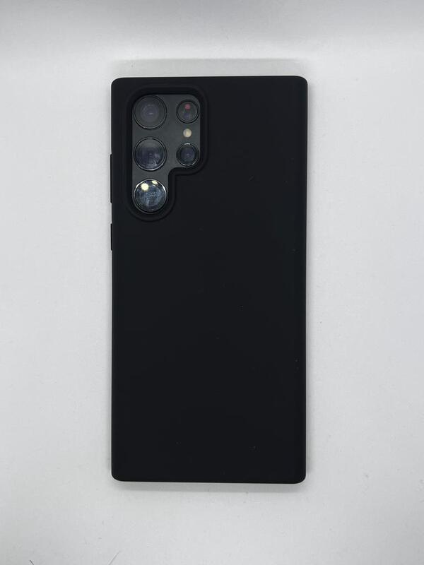 Black silicone Case s22ultra