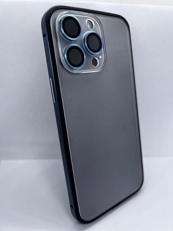 מגן 14Pro + מגן מצלמה DarkBlue