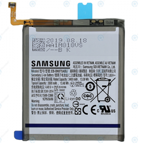 note 10 סוללה