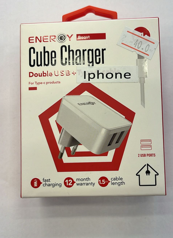 מטעין איפון USB LIGHTNING