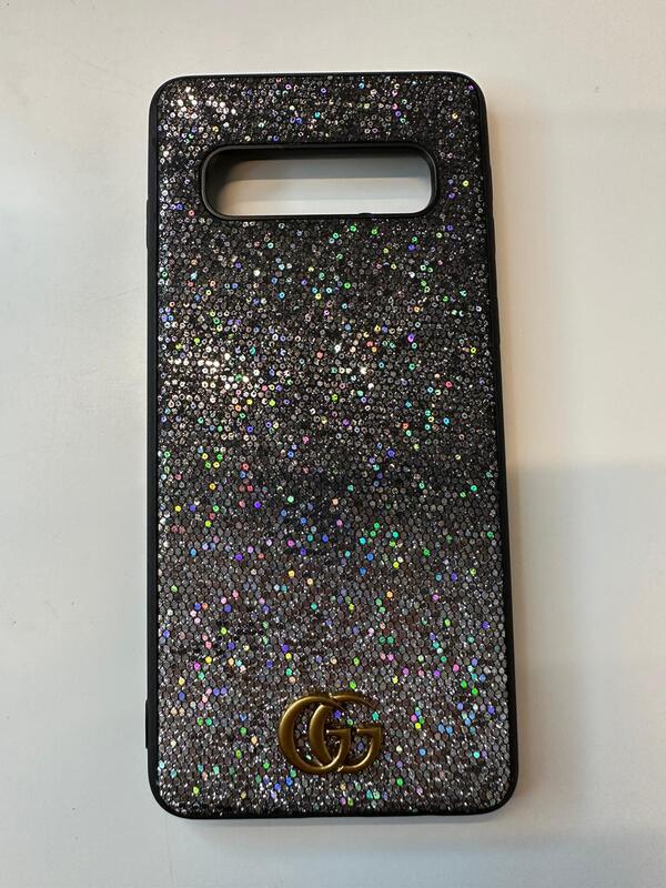 מגן GALAXY S10 שחור נצנצ
