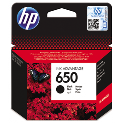 דיו מקורי שחור HP 650