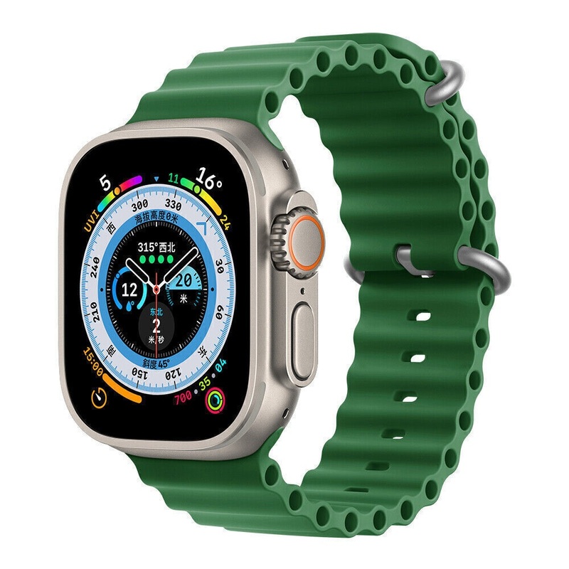 apple watch green band 49mm