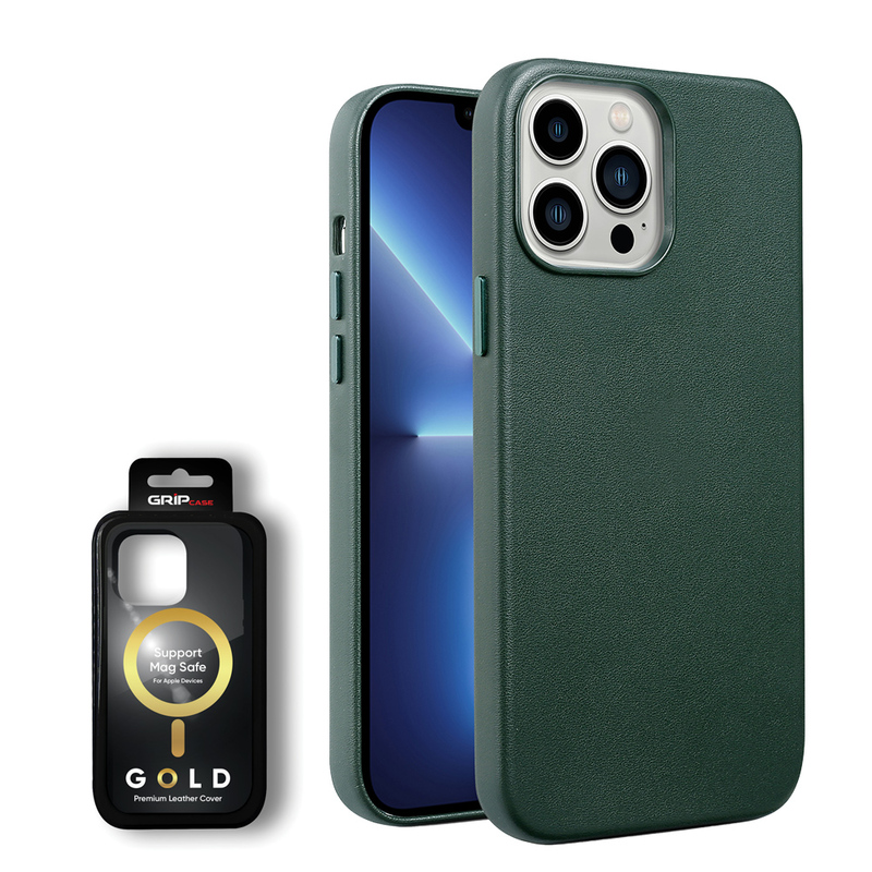 GOLD MAGSAFE IPH 15 GREEN