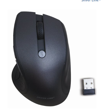 עכבר אלחוטי RF-67BLA 2.4GHZ שחור